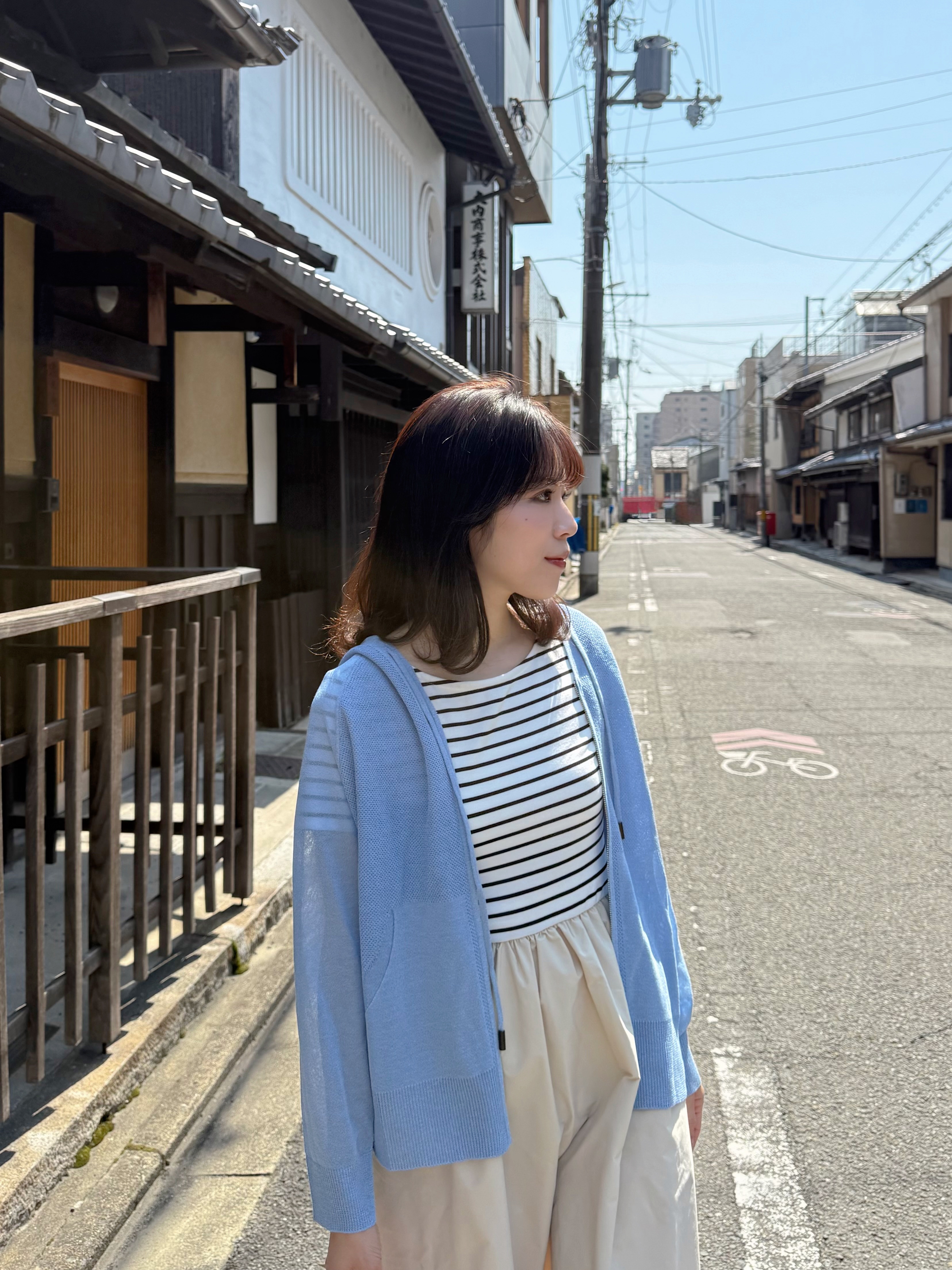 2色•連帽薄款拉鍊針織外套