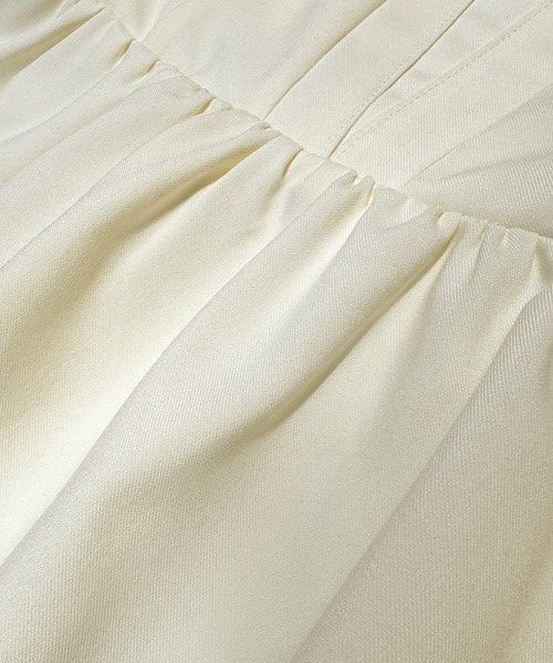 紗蝴蝶結肩帶背心