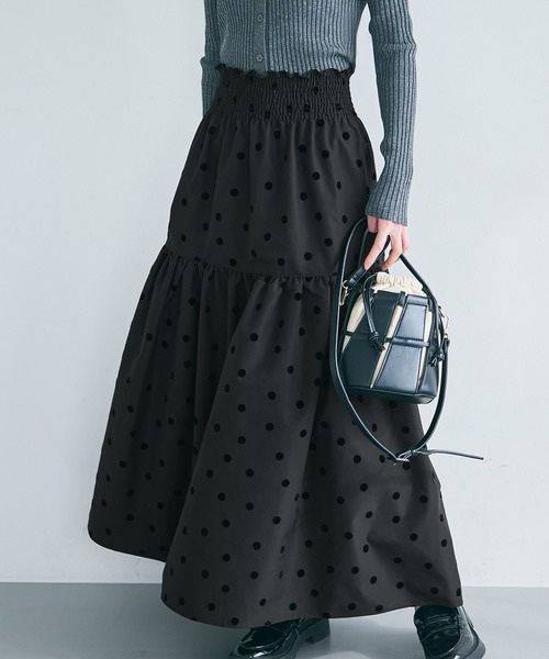 2種長度•波點A Line高腰半身裙