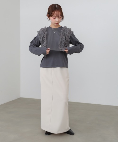 SpecialPrice•3色•2Way前後紗紗上衣