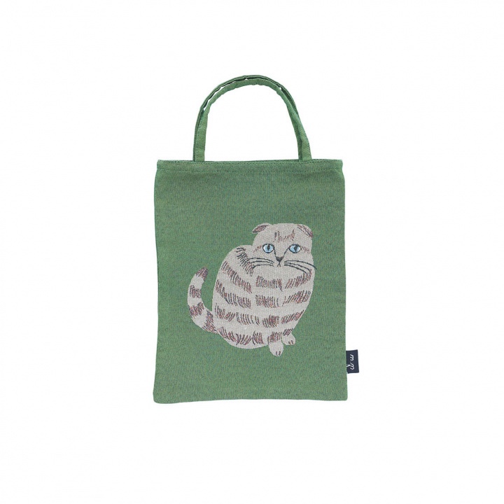 松美Miyuki貓貓刺繡mini帆布袋