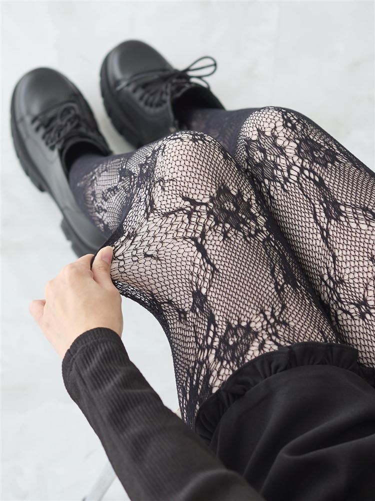 仿素肌蕾絲絲襪
