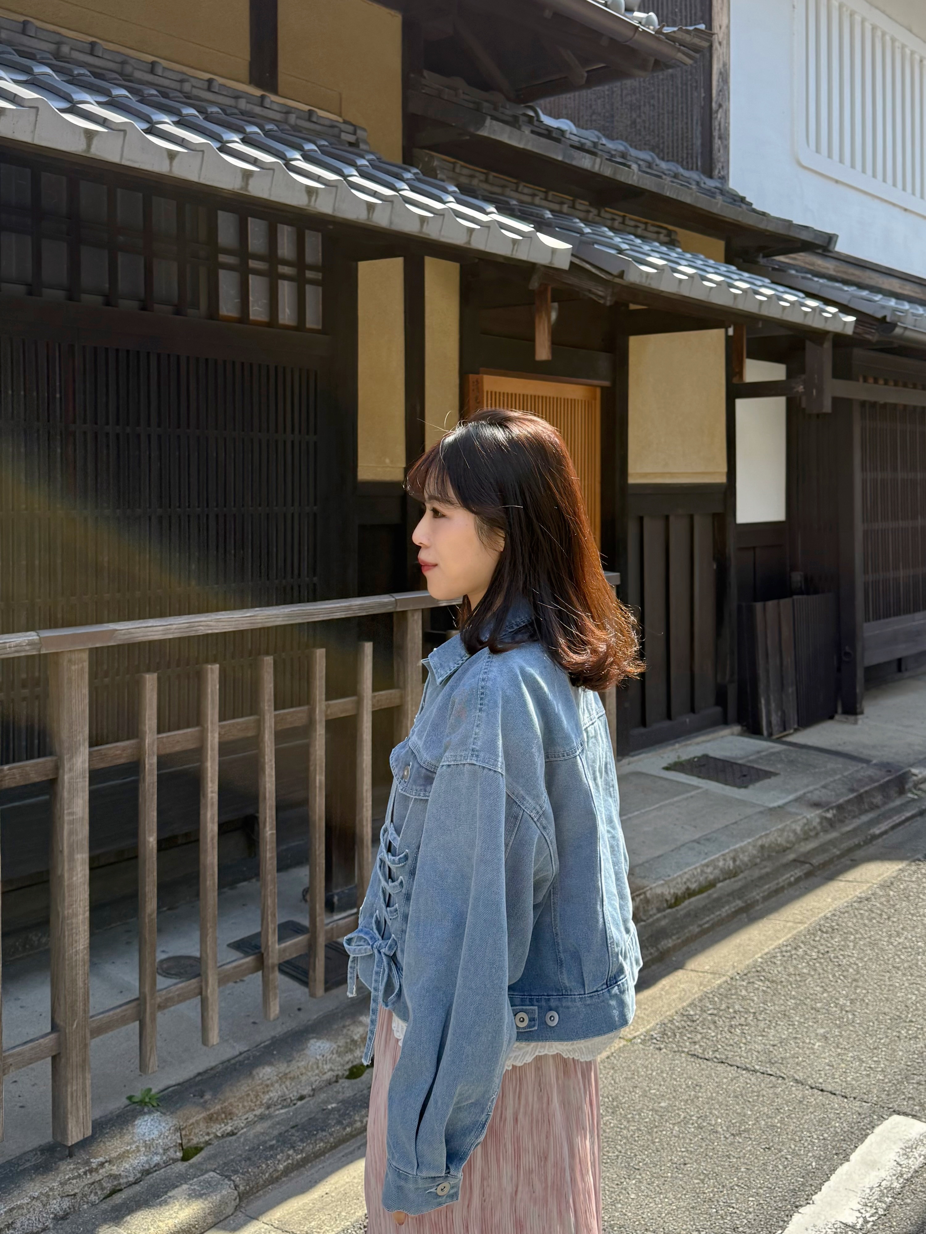 3色•蝴蝶結牛仔外套