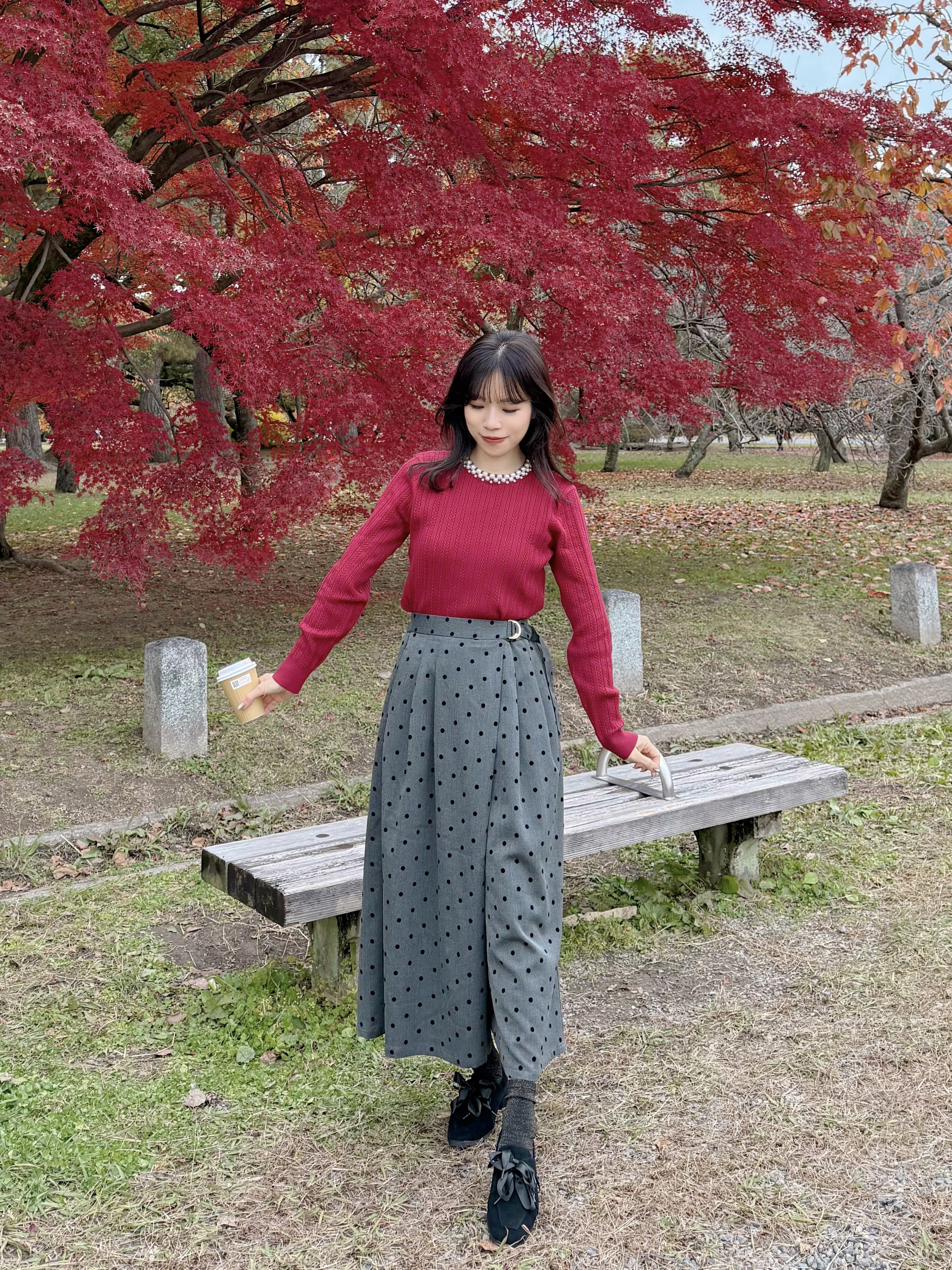 2色•修腰闊腳秋冬闊褲