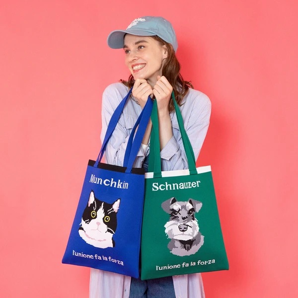 4色•可上膊針織袋