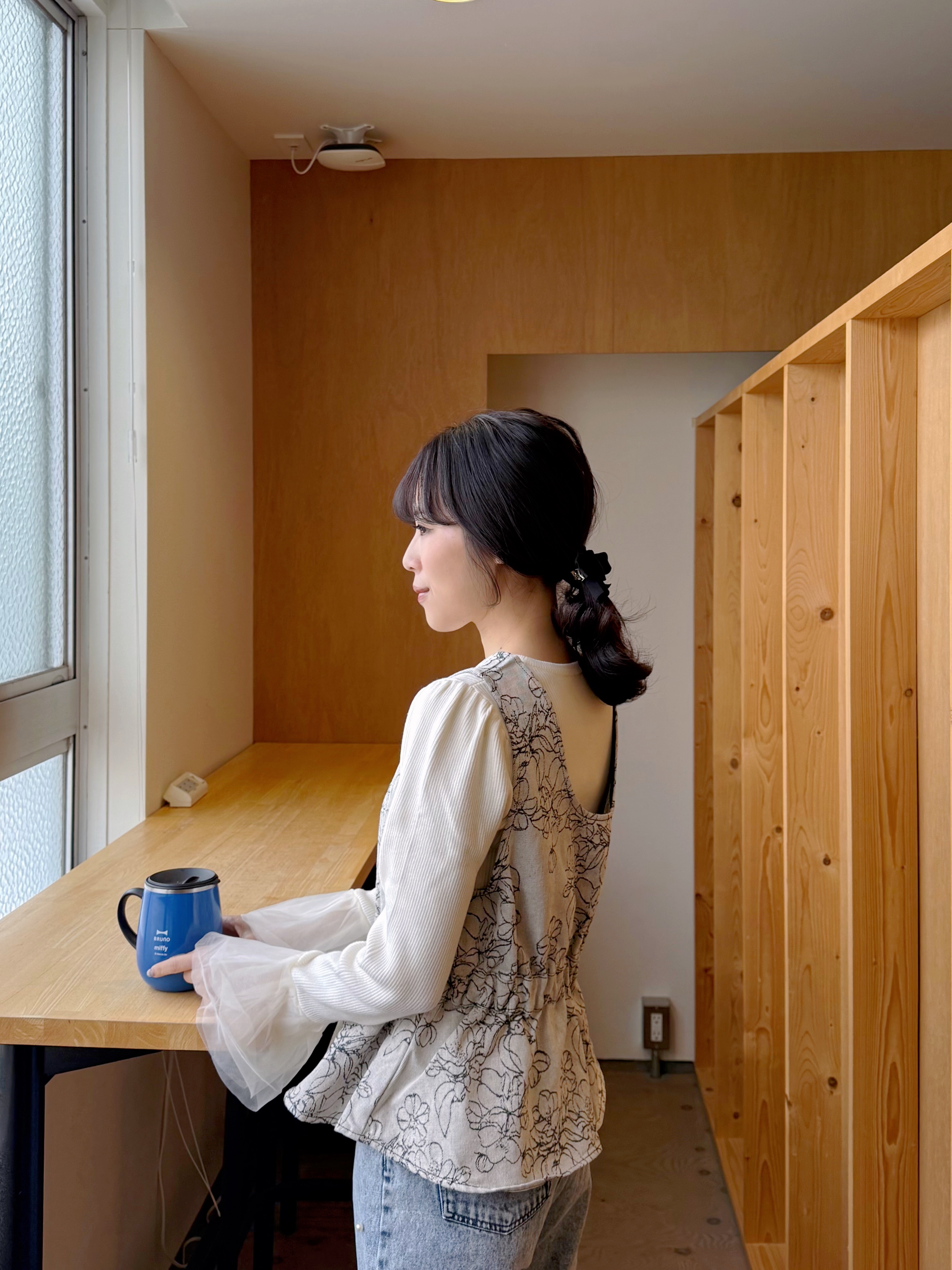 V領牛仔背心外套