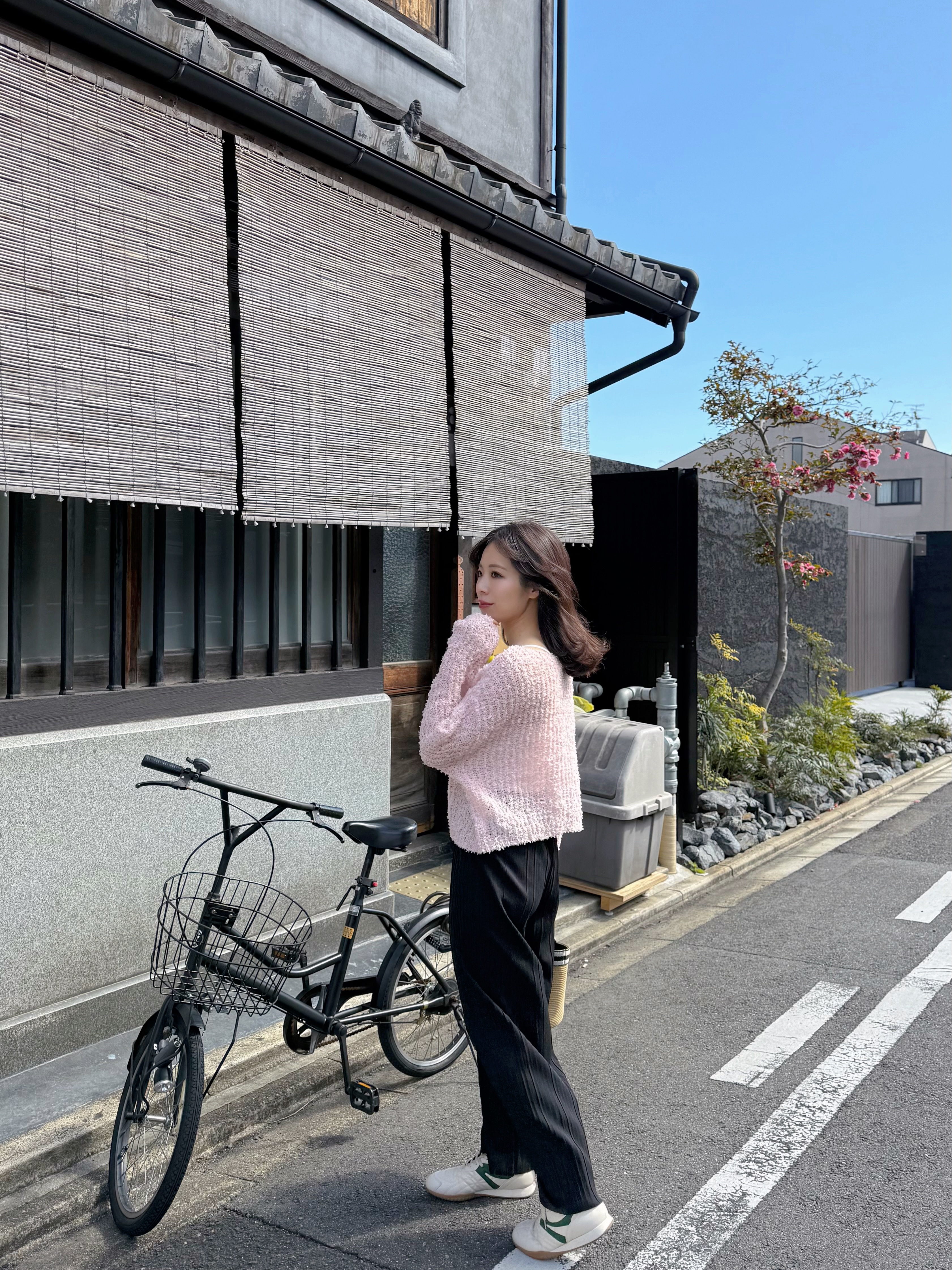 2色•可自行剪裁百摺長褲