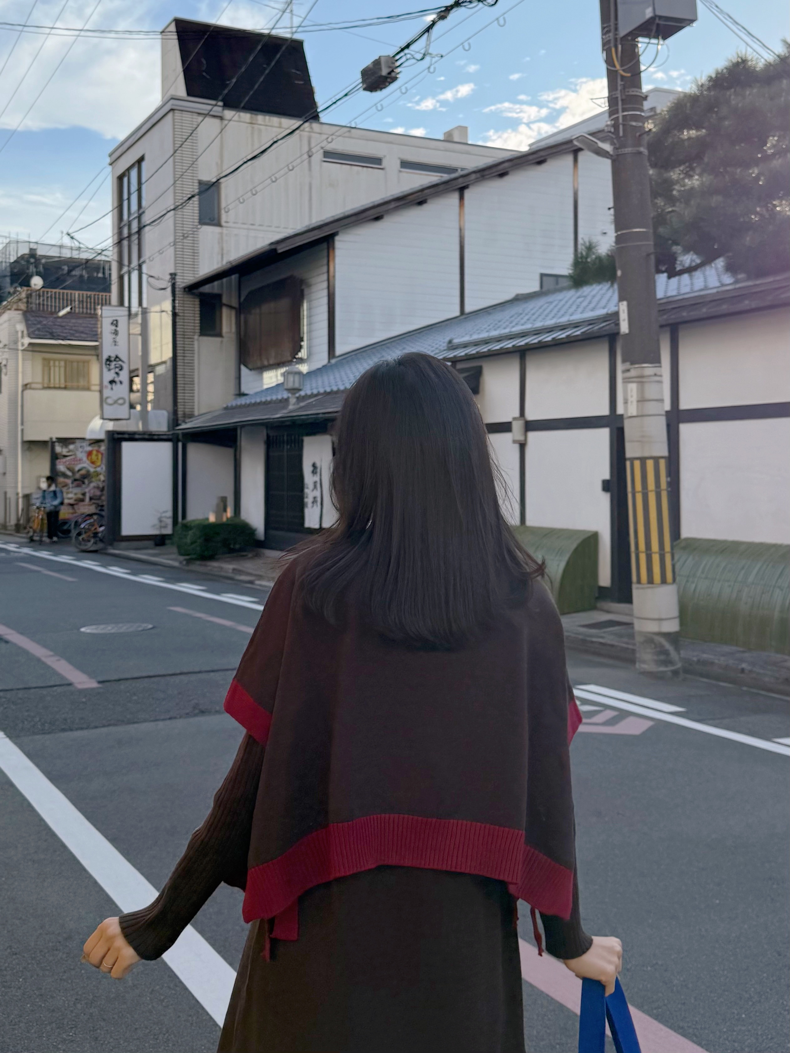 2種長度•10色•拼色斗蓬針織連身裙