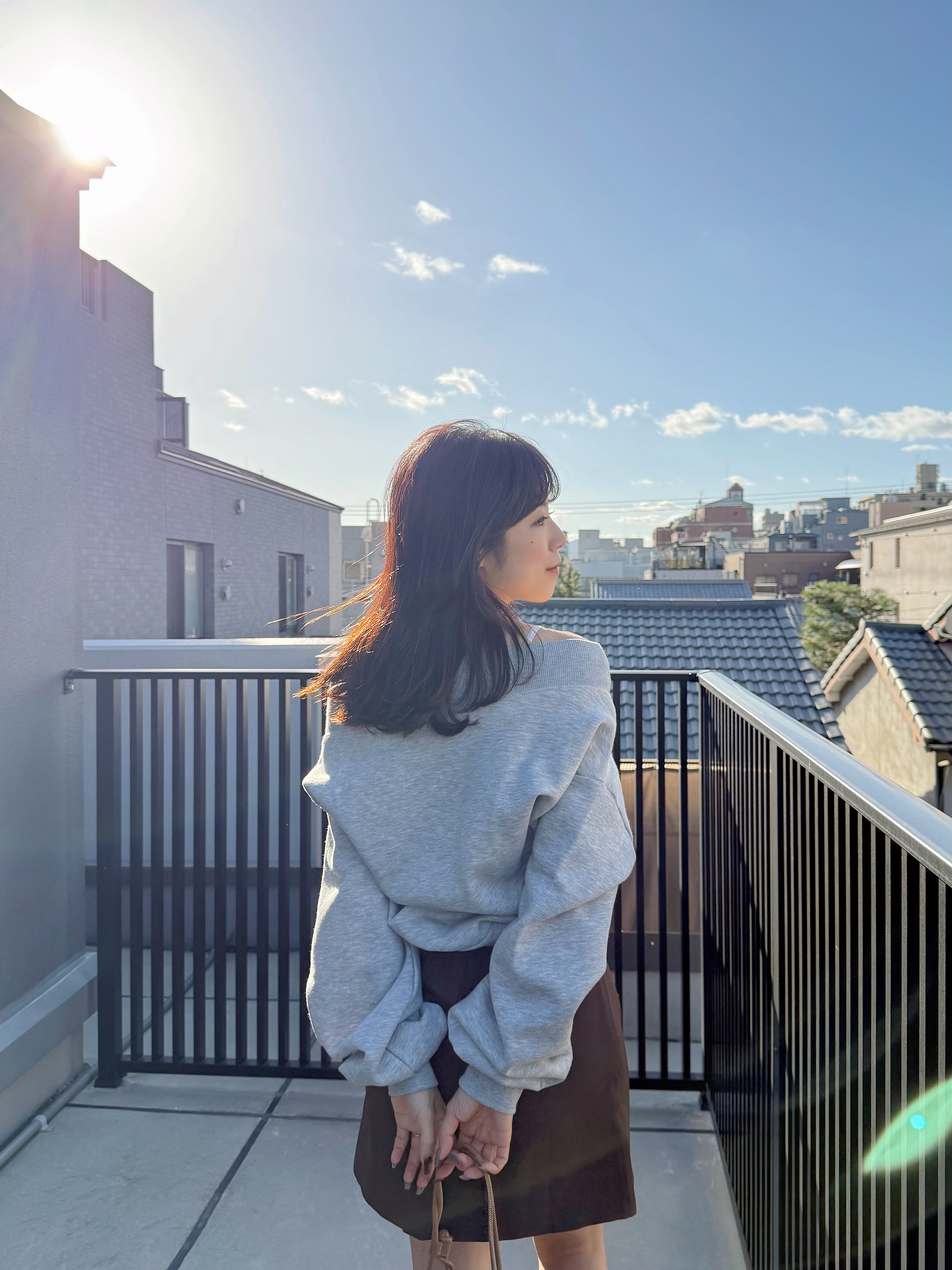 Polo刺繡logo側肩寬領衞衣