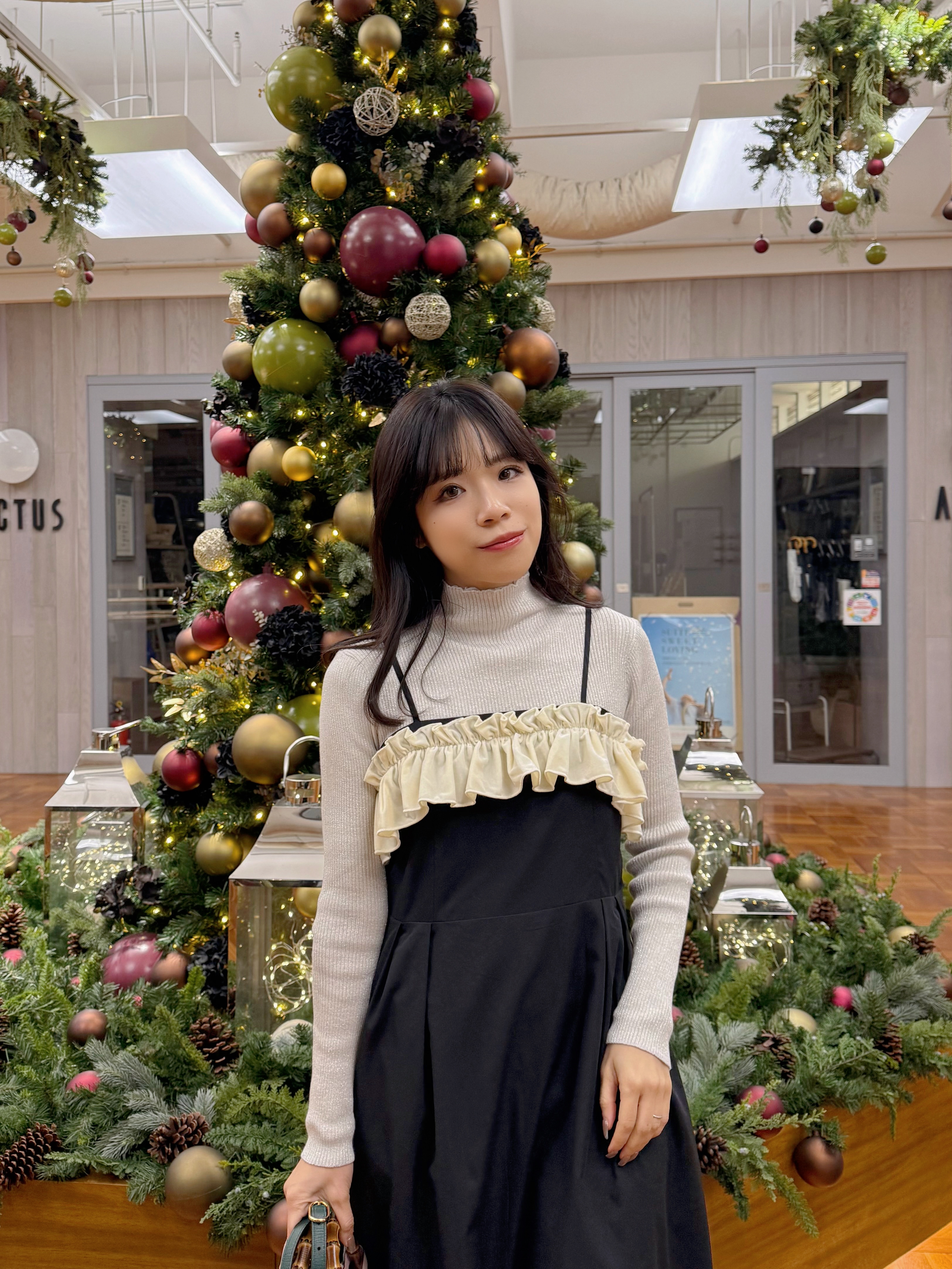 波浪抹胸吊帶連身裙