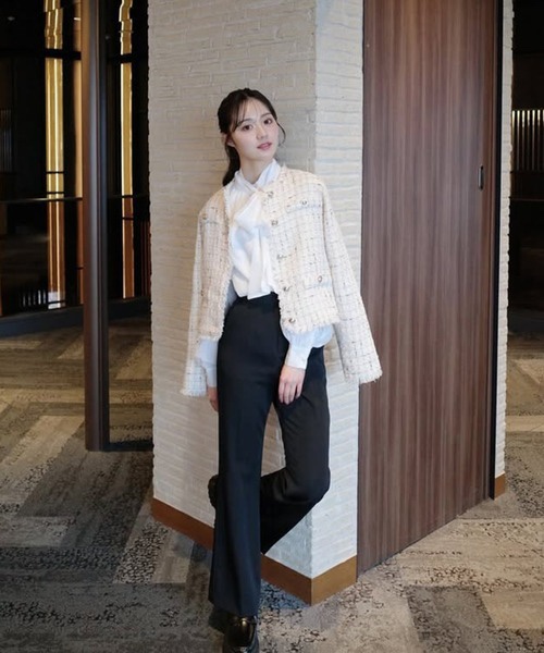 3色•小香風Tweed外套