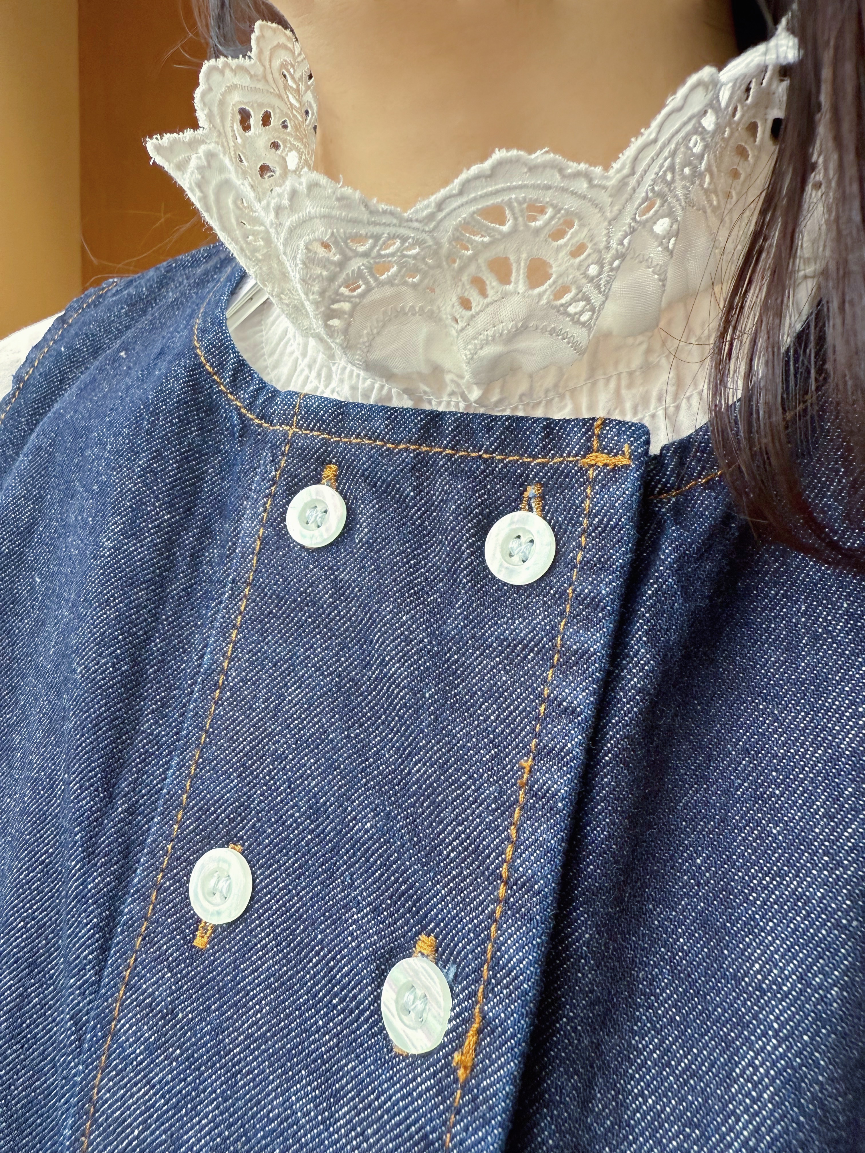 2色•通花鏤空綿上衣