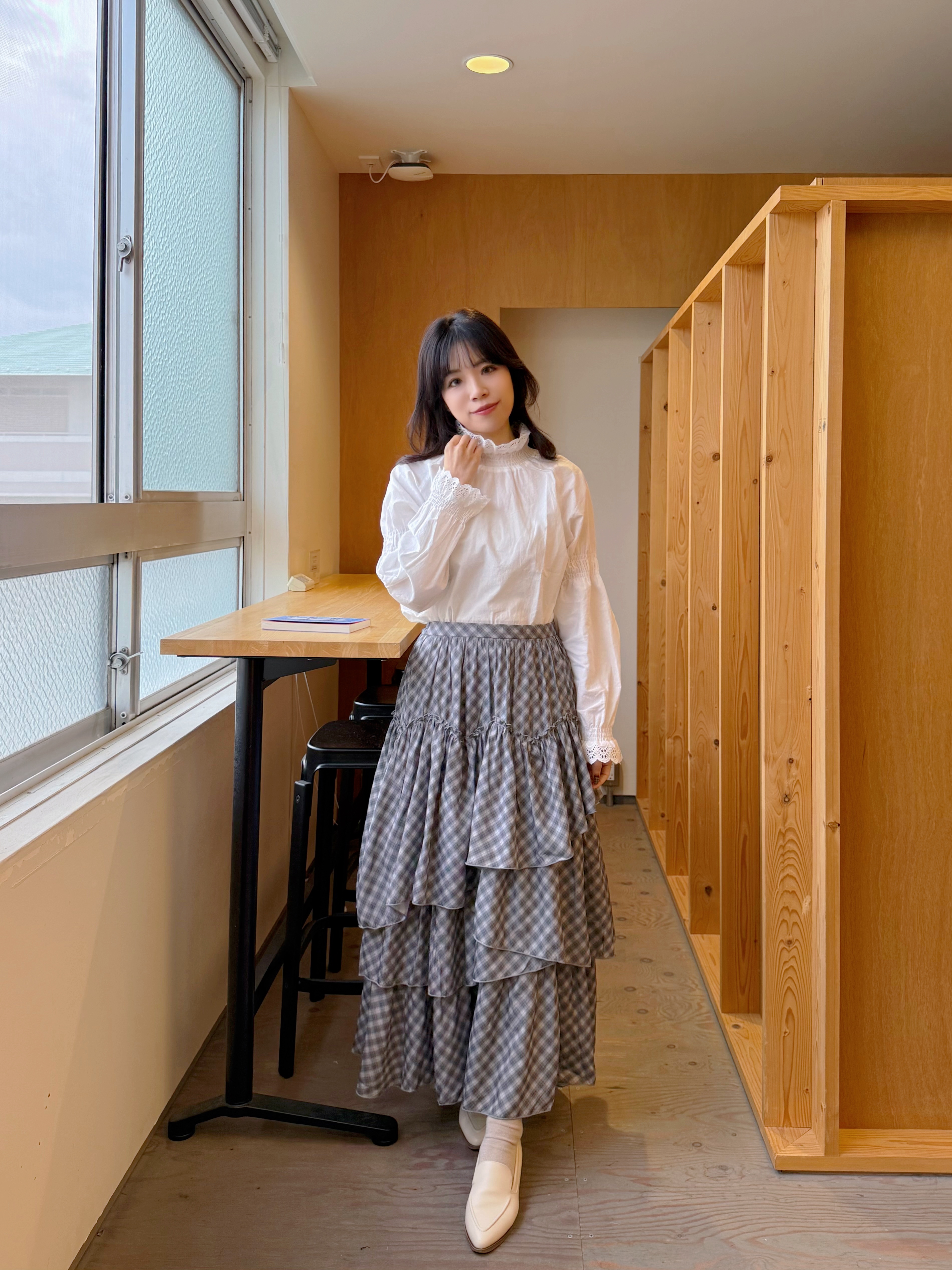 2色•通花鏤空綿上衣