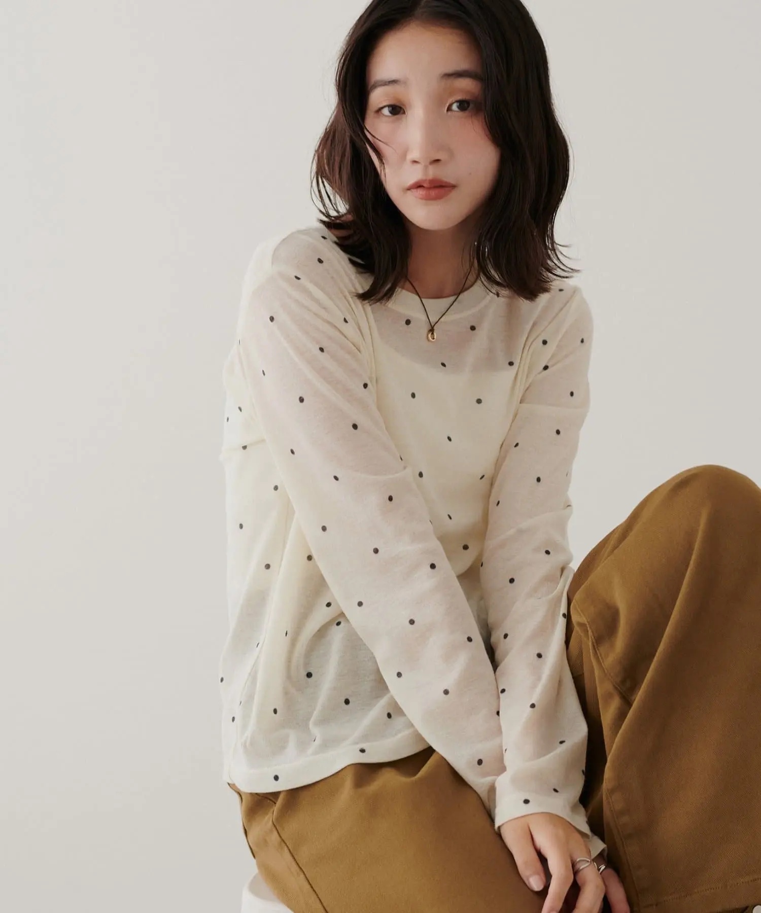 4色•Size M•蕾絲拼接圓領衛衣