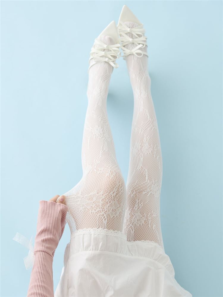 仿素肌蕾絲絲襪