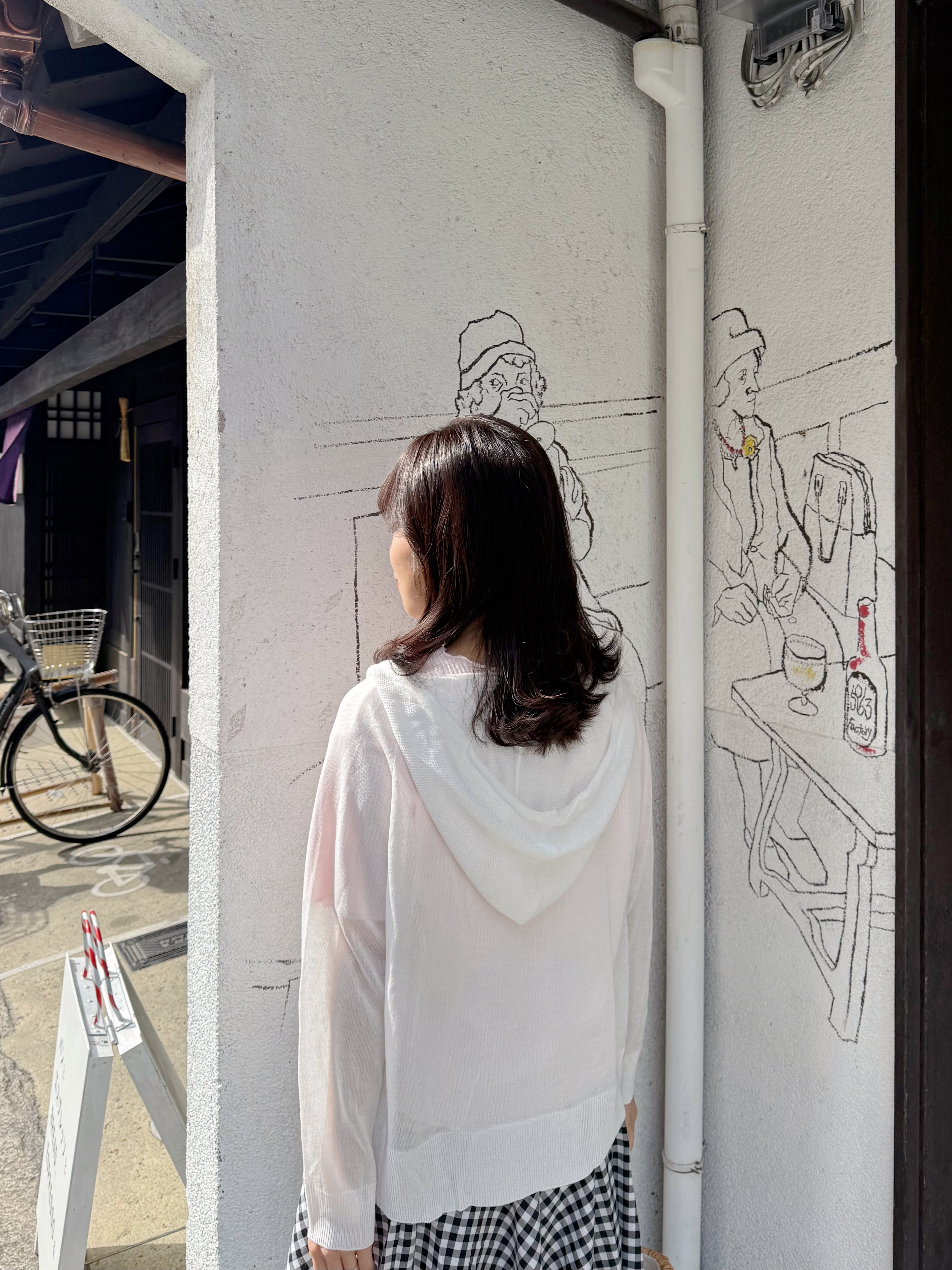 連帽薄款拉鍊針織外套