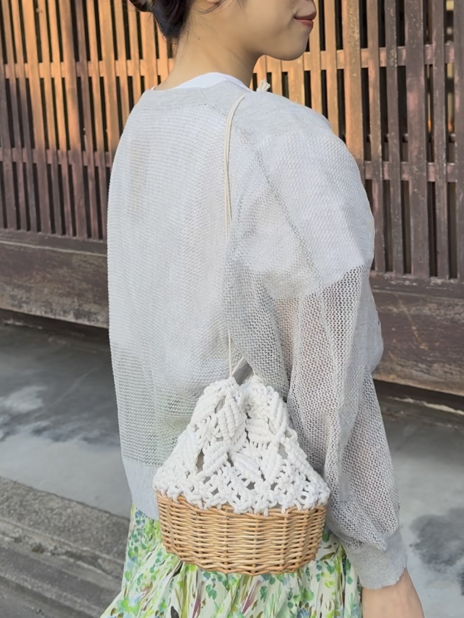 藤編織可上膊側袋