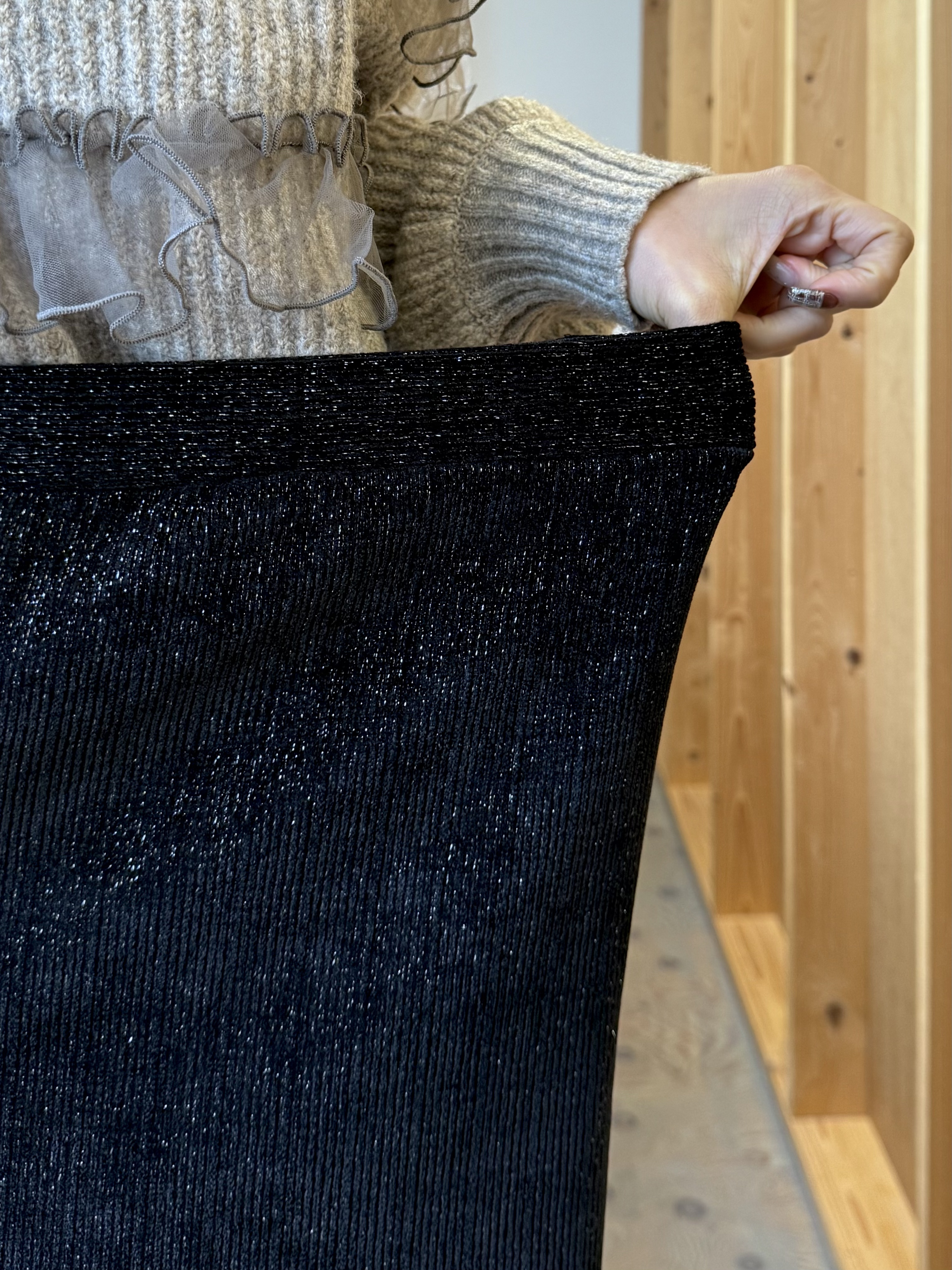 4色•閃閃直身半身裙