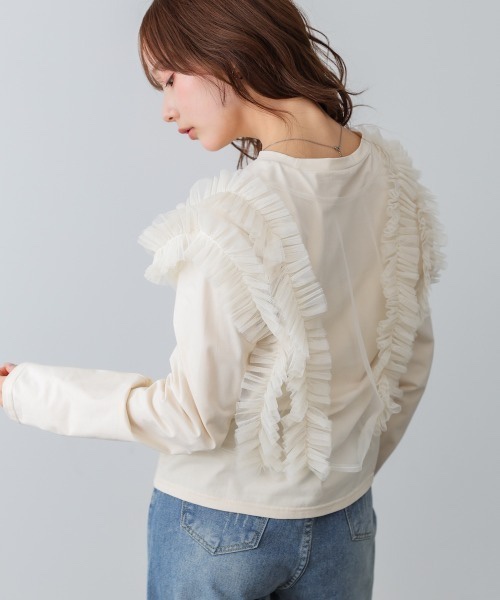 SpecialPrice•3色•2Way前後紗紗上衣