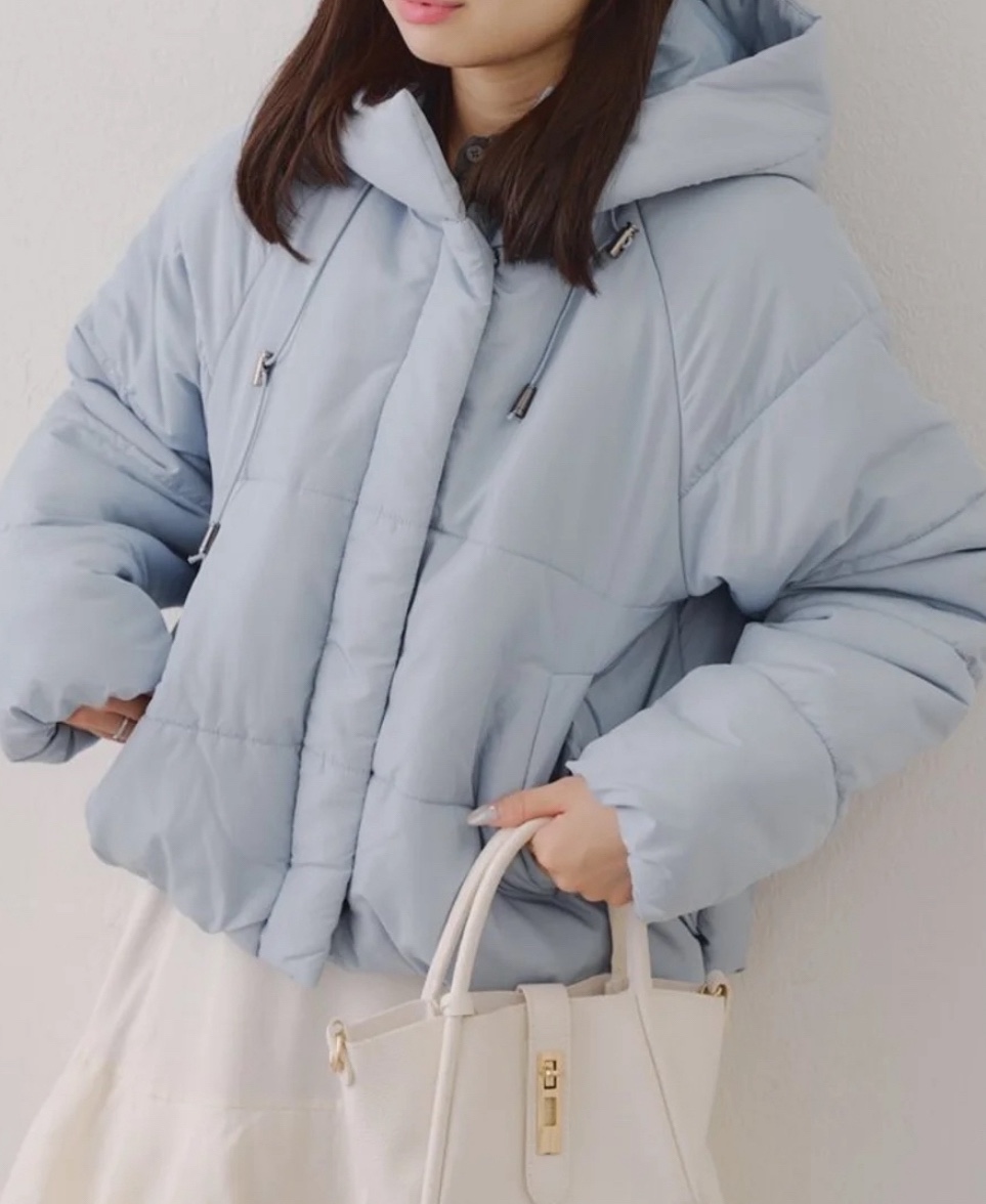 4色•連帽夾綿外套