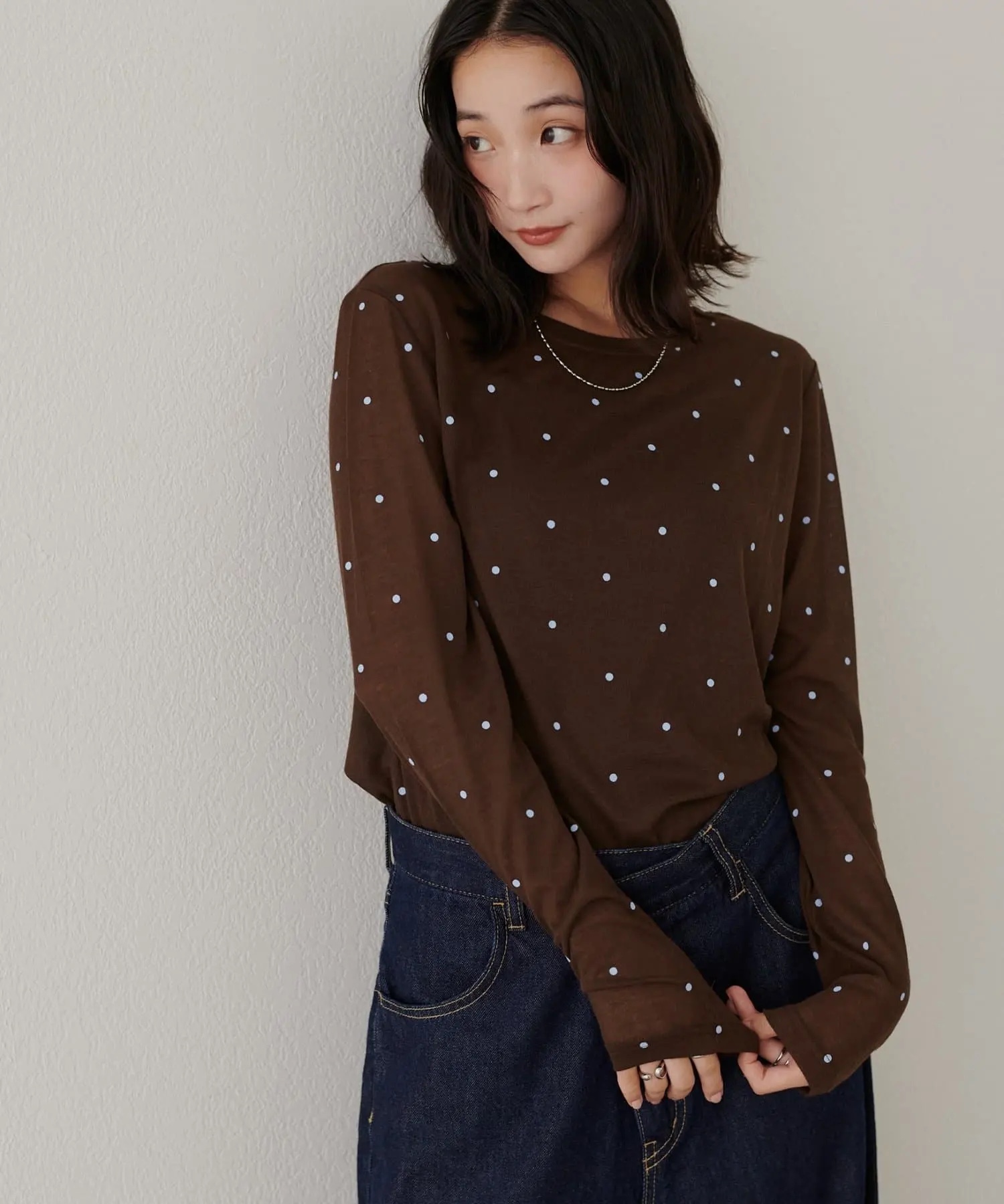 4色•Size M•蕾絲拼接圓領衛衣