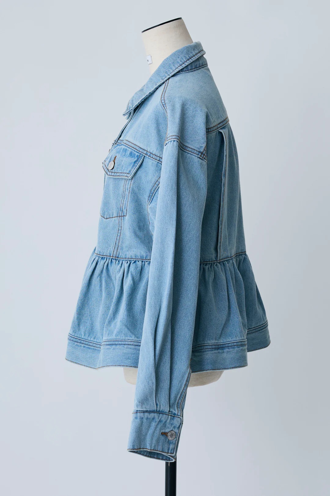 2色•傘尾牛仔外套