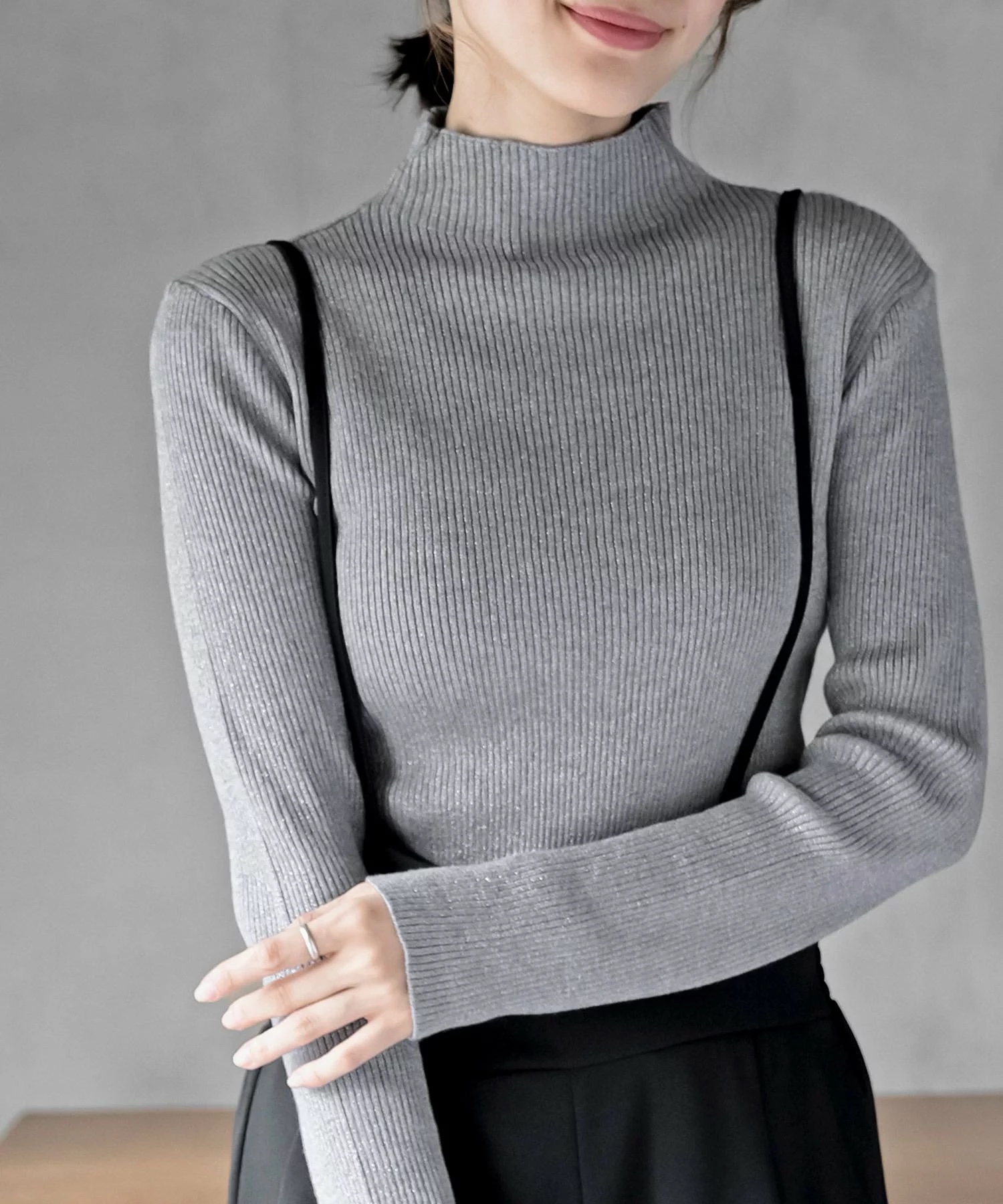 閃閃企領針織上衣