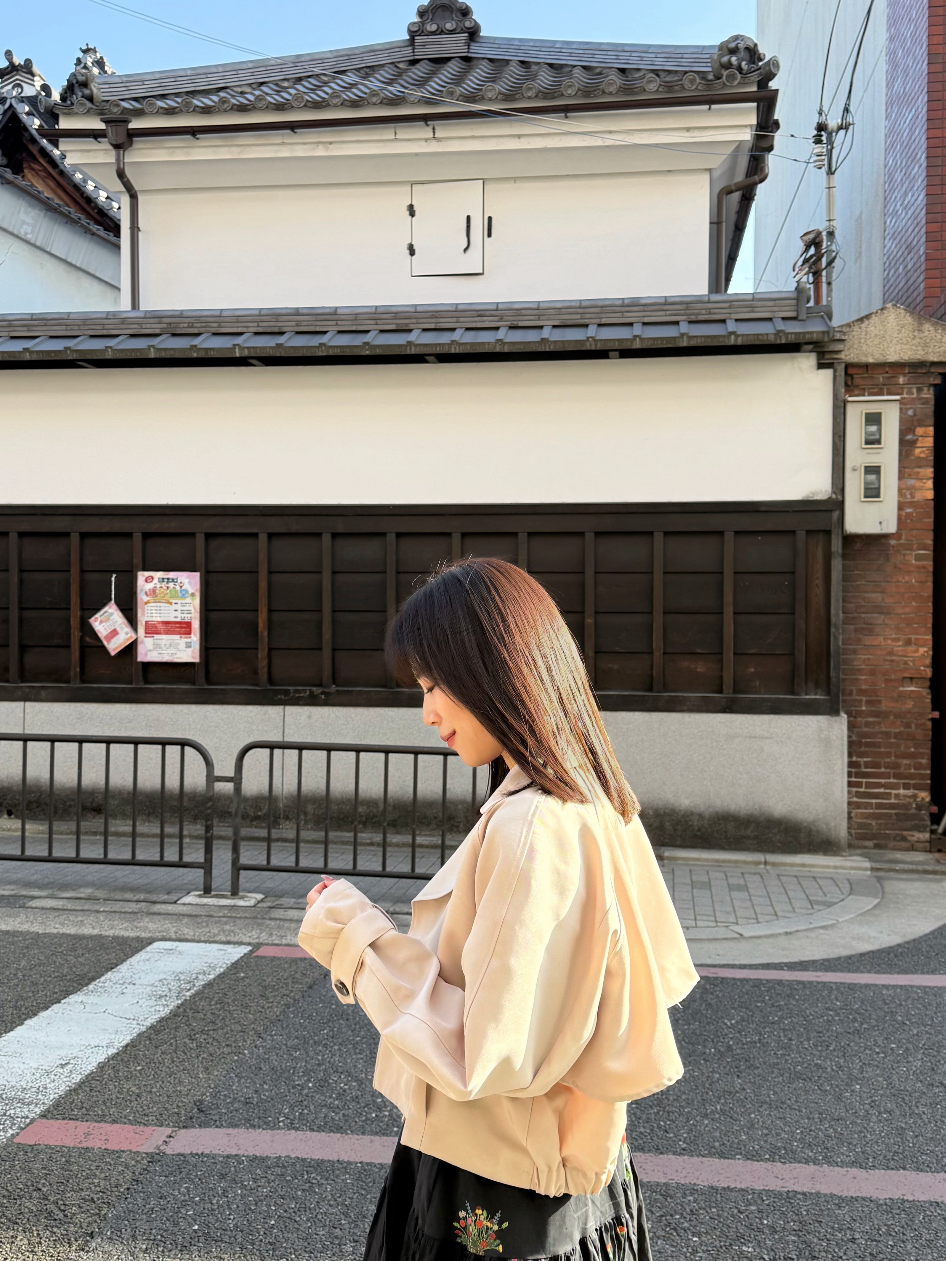 3色•基礎短款後波浪乾濕外套