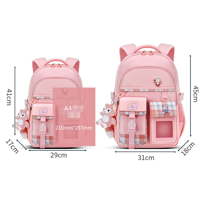 School Bags Primary 16 Reduce Burden Double Shoulder Bags School Book