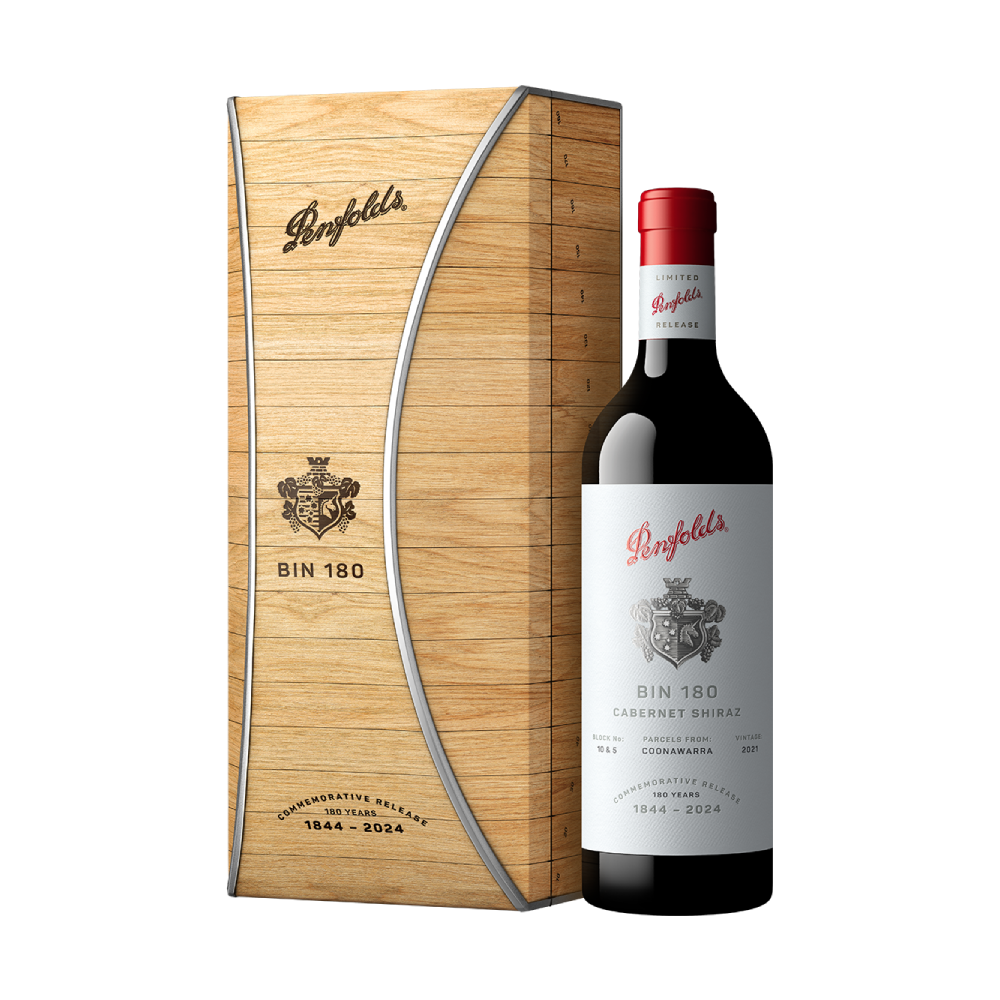 Penfolds Bin 180 Coonawarra Cabernet Shiraz 2021