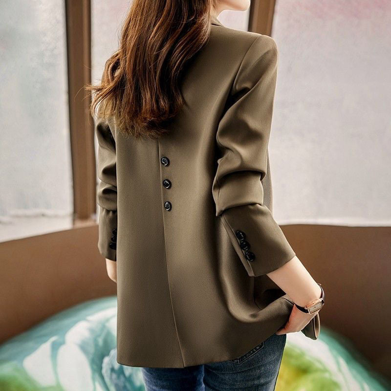 سترة كاجوال بسيطة منسدلة كاجوال