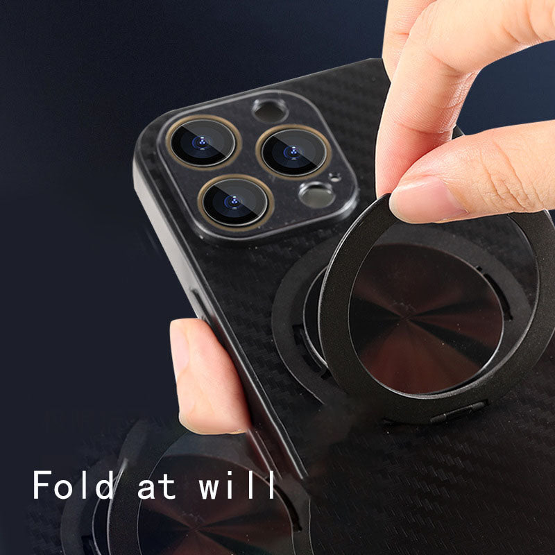 360 Rotating Bracket Magnetic Suction AG Carbon Fiber Pattern