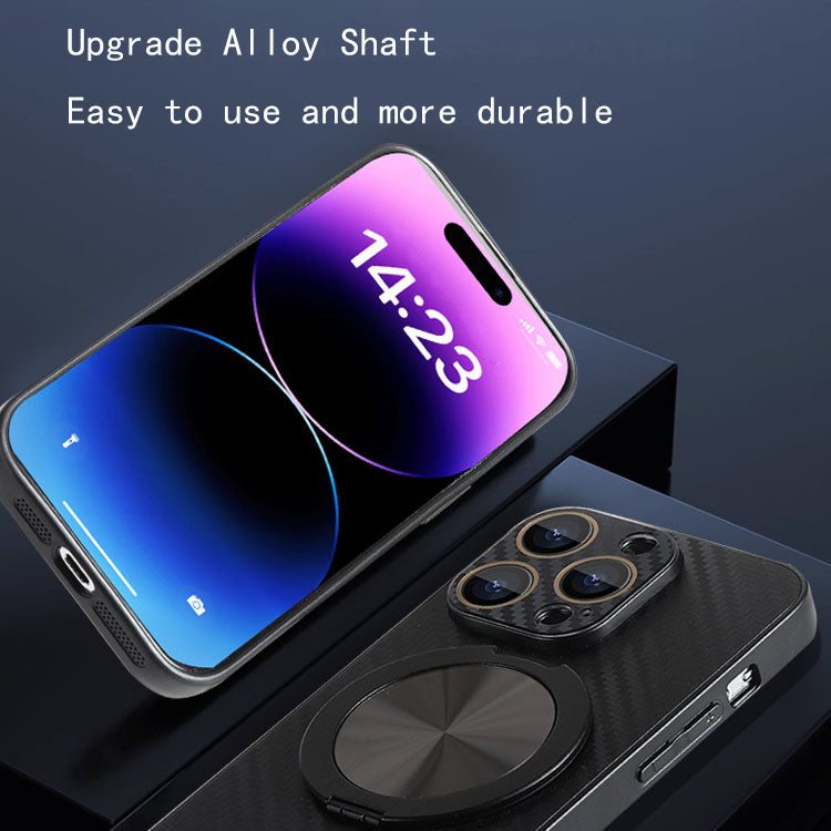 360 Rotating Bracket Magnetic Suction AG Carbon Fiber Pattern