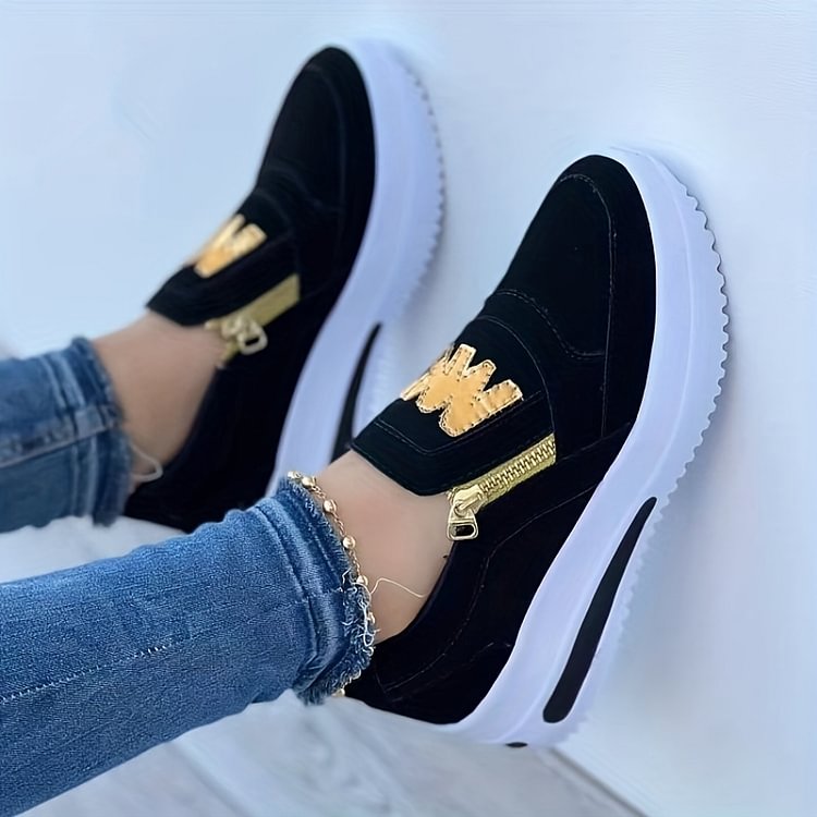 Orthopedic sneakers with a relaxed platform to attract women