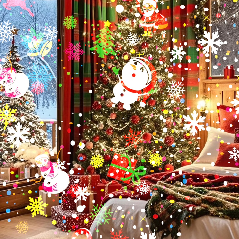 🎄ضوء عرض LED USB بنمط عيد الميلاد