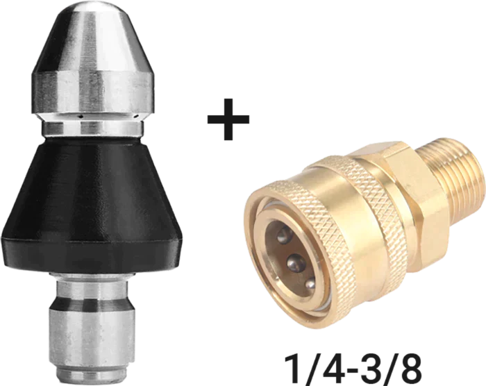 ⏳أداة تنظيف المجاري فوهة عالية الضغط