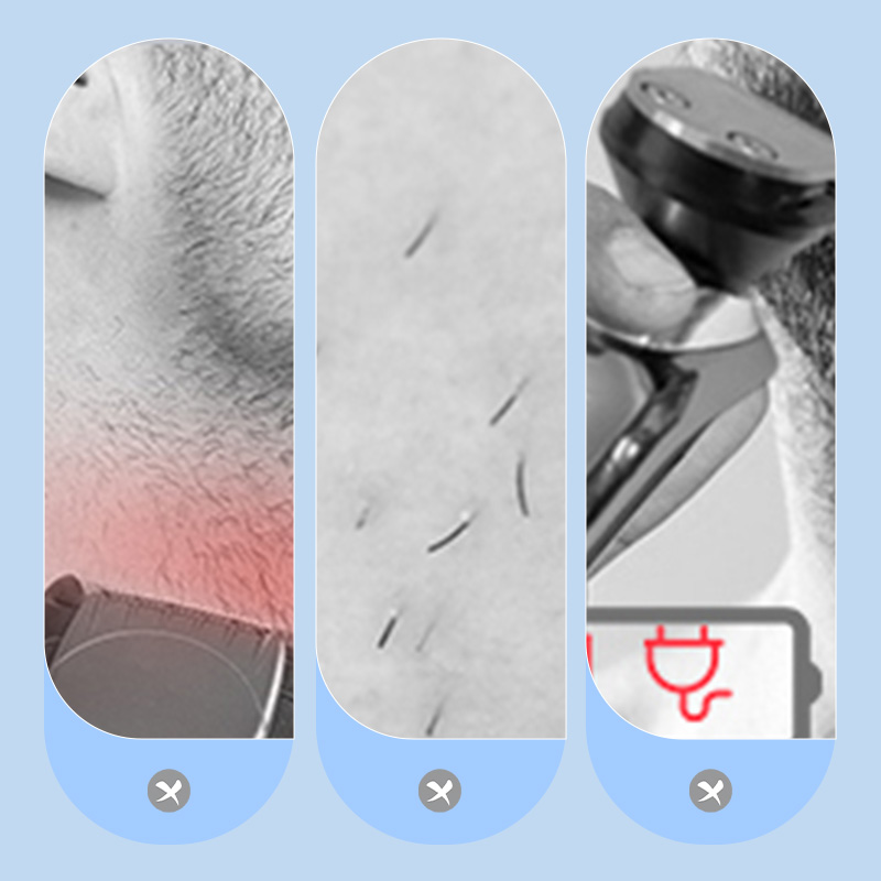 ماكينة حلاقة كهربائية قابلة للغسل ومحمولة للرجال