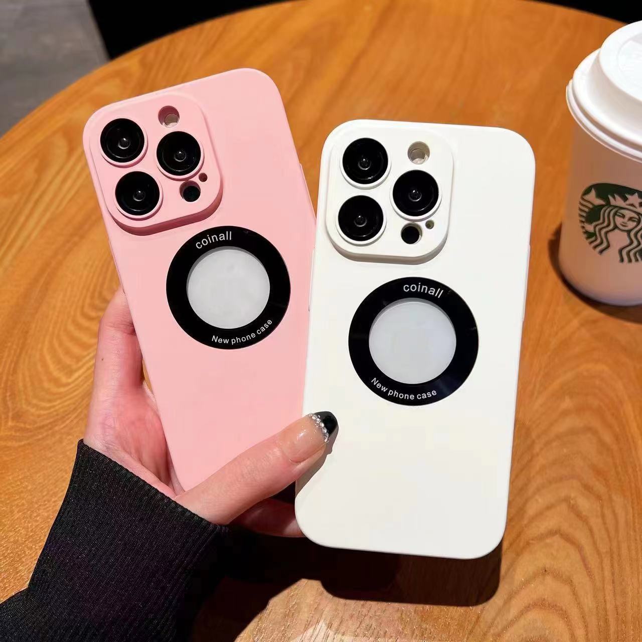 Magnetic charging case for iPhone