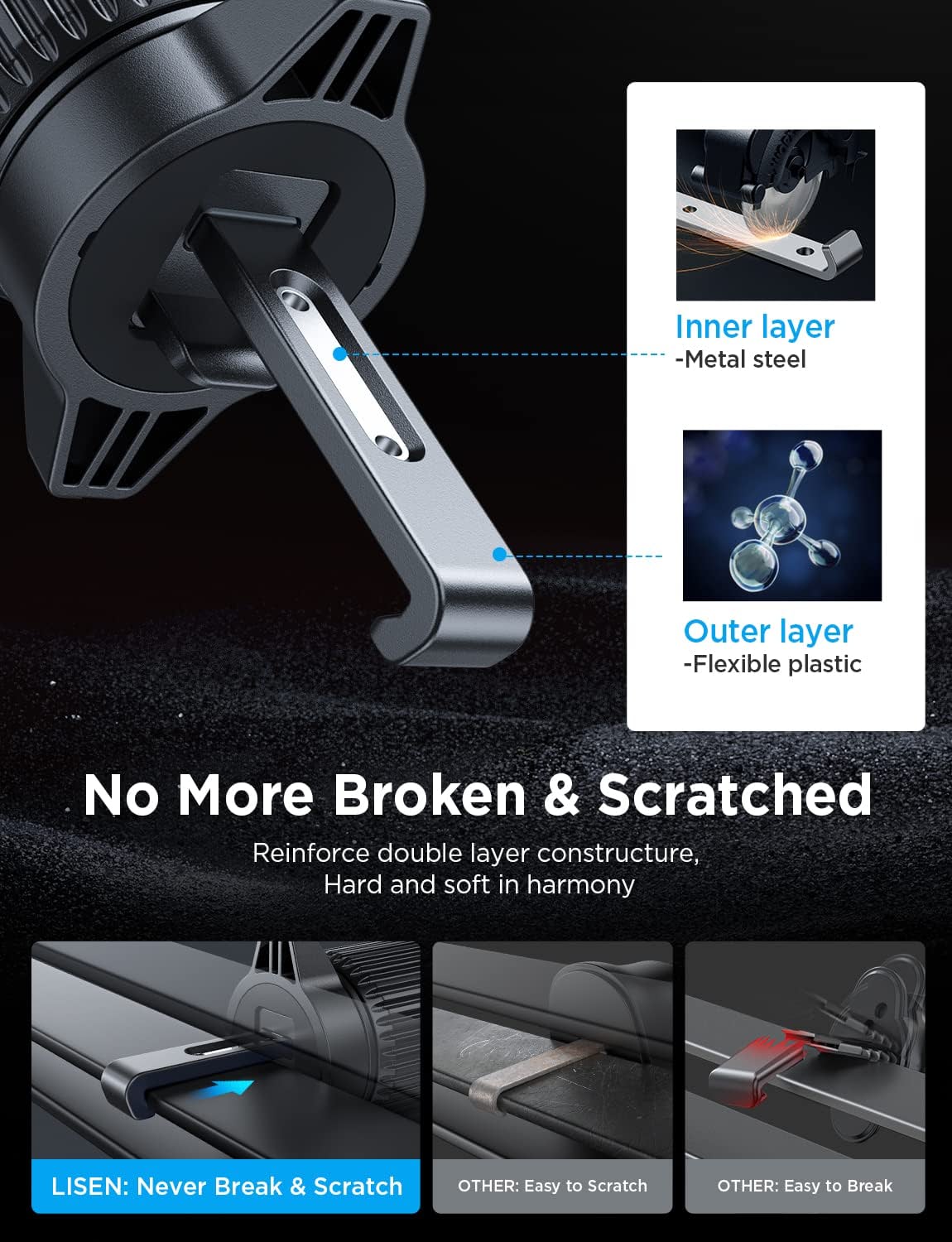 2023 NEW Car Mobile Phone Holder for Air Vents