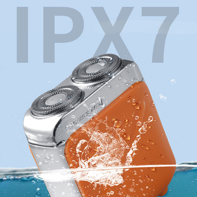 ماكينة حلاقة كهربائية قابلة للغسل ومحمولة للرجال