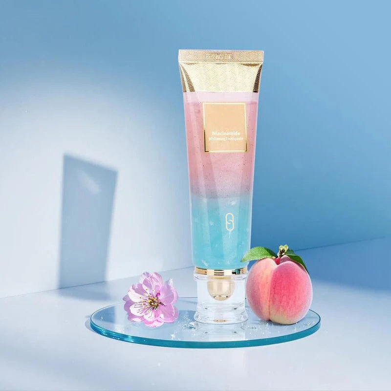 💖معجون أسنان مبيض بالنياسيناميد🦷أسنان بيضاء لؤلؤية🦷السلاح السري الجديد لابتسامتك!