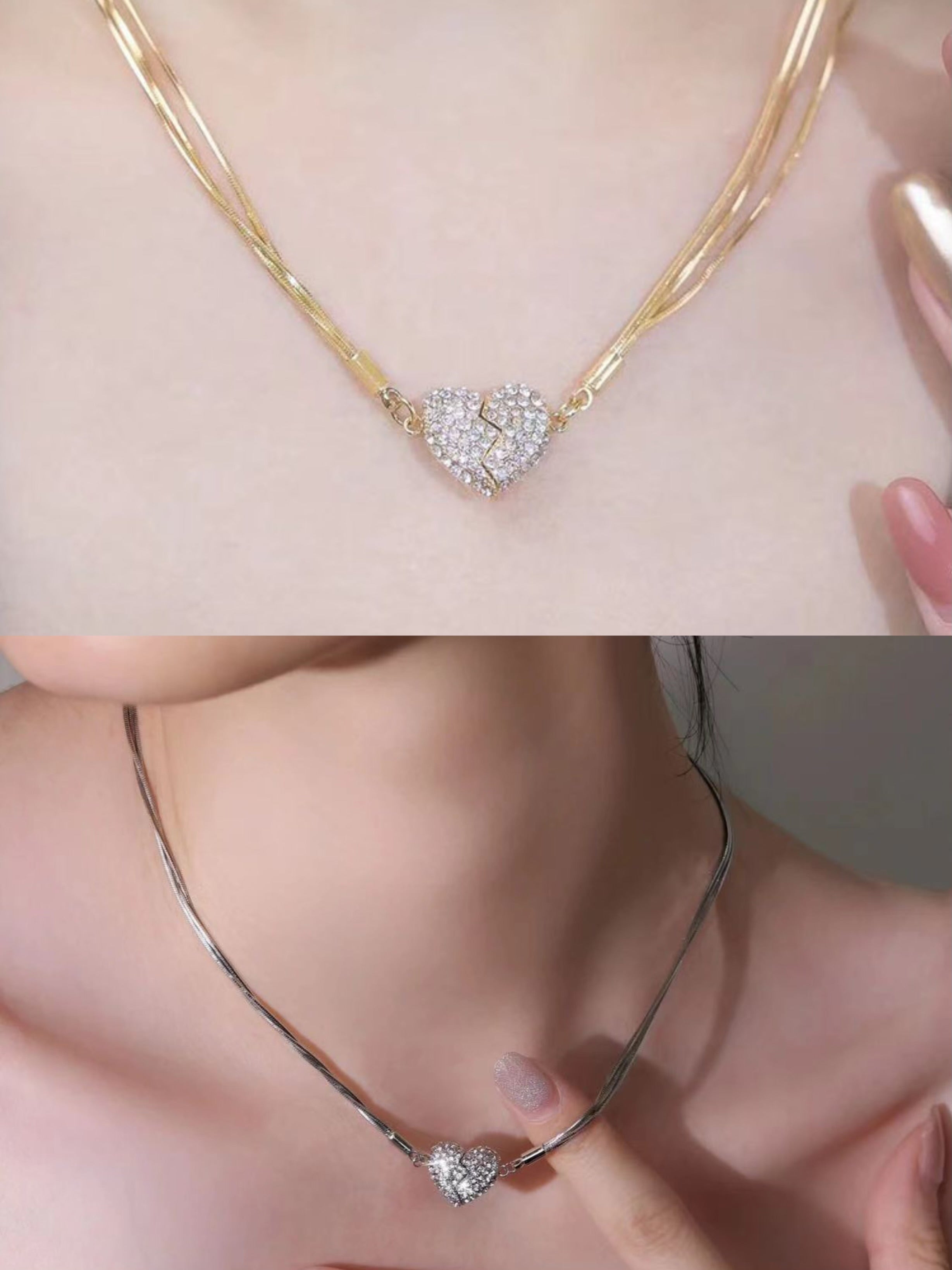 قلادة مرقعة الحب المغناطيسي