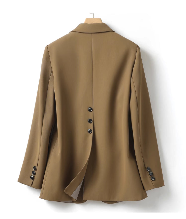 سترة كاجوال بسيطة منسدلة كاجوال