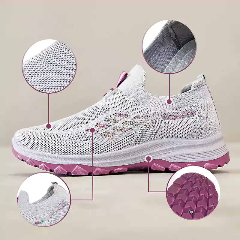 Fly Knit Woven orthopedic foot support non-slip shoes