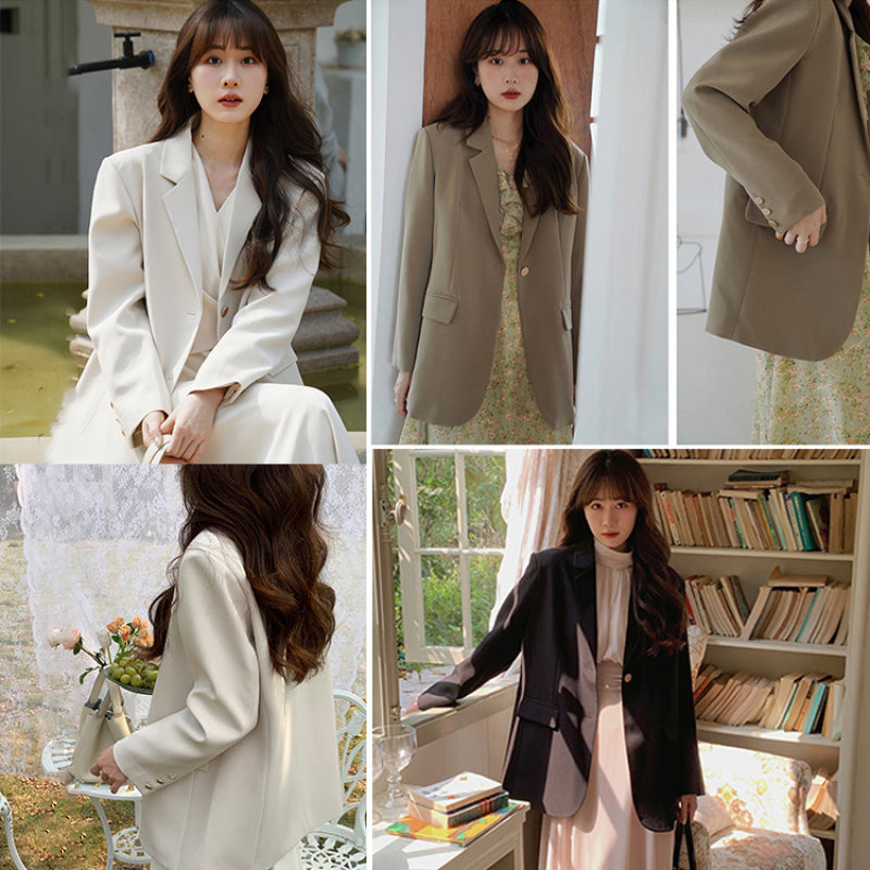 سترة كاجوال بسيطة منسدلة كاجوال