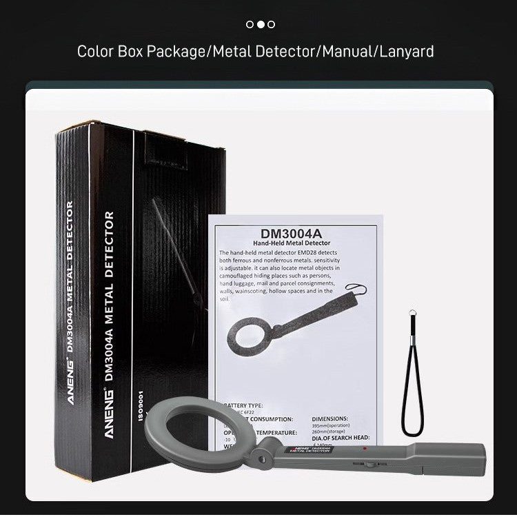 أجهزة الكشف عن المعادن عالية الحساسية المحمولة باليد