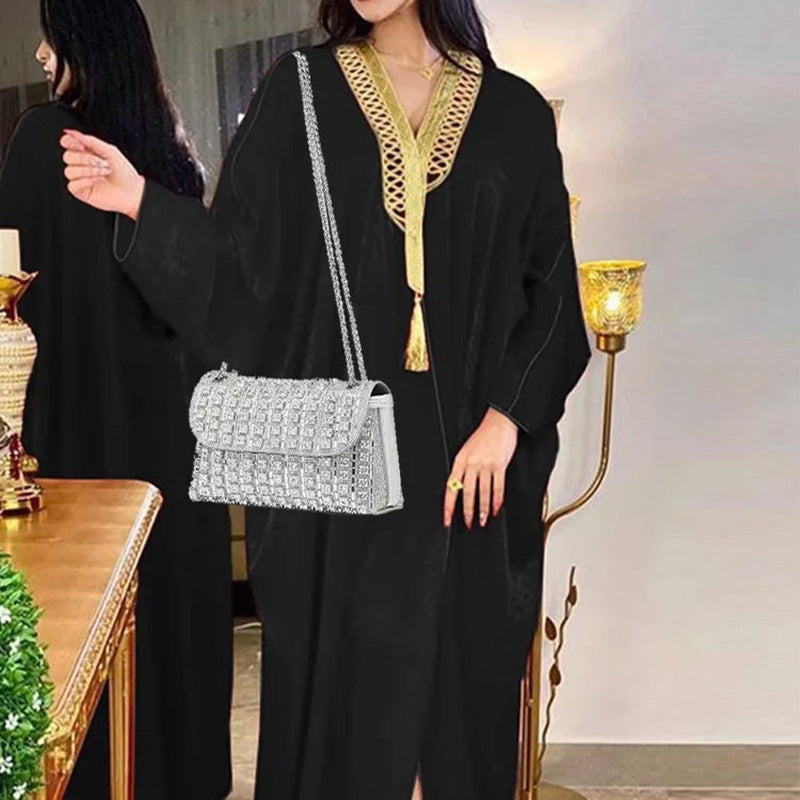 [هدية لها] حقيبة حجر الراين الفاخرة للسيدات