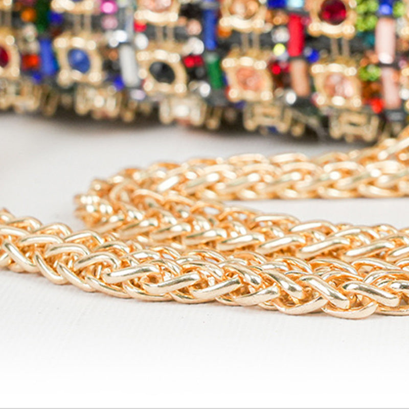 [هدية لها] حقيبة حجر الراين الفاخرة للسيدات