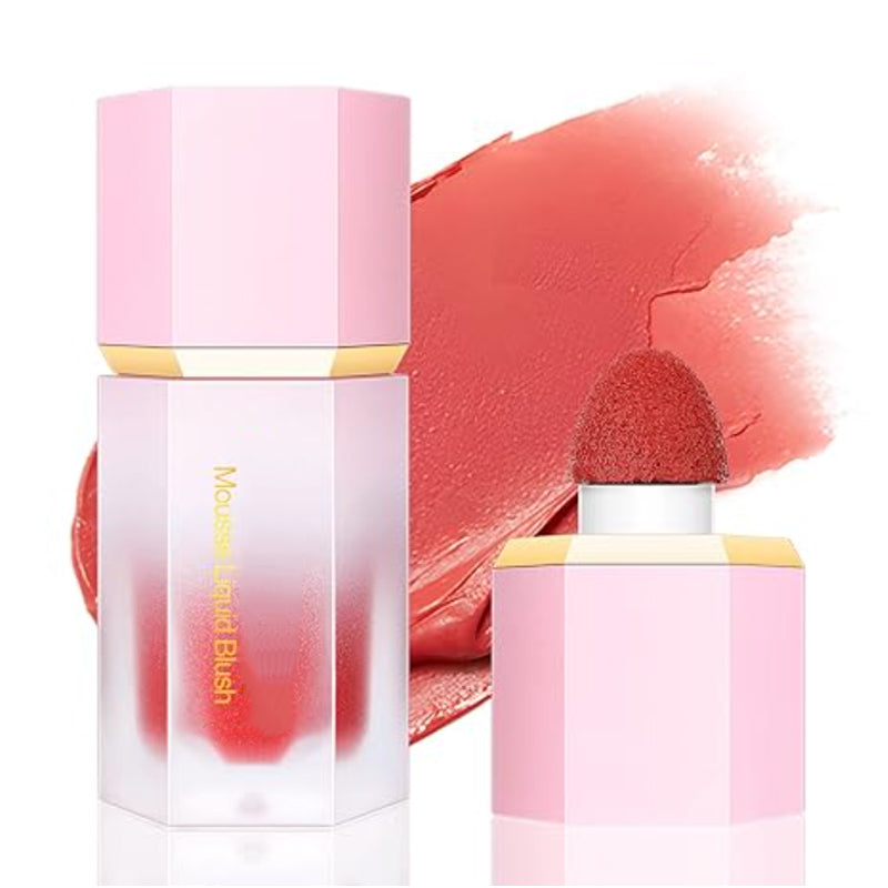 ✨Smooth Liquid Face Blush with Air Cushion Applicator