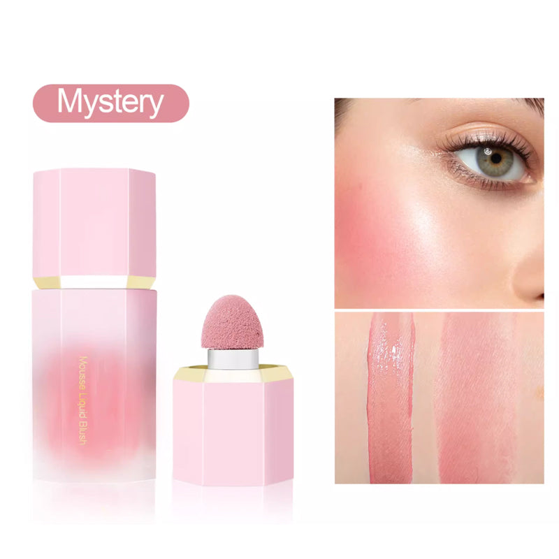 ✨Smooth Liquid Face Blush with Air Cushion Applicator